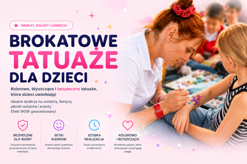 brokatowe tatuaże