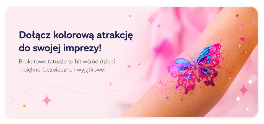 brokatowe tatuaże toruń